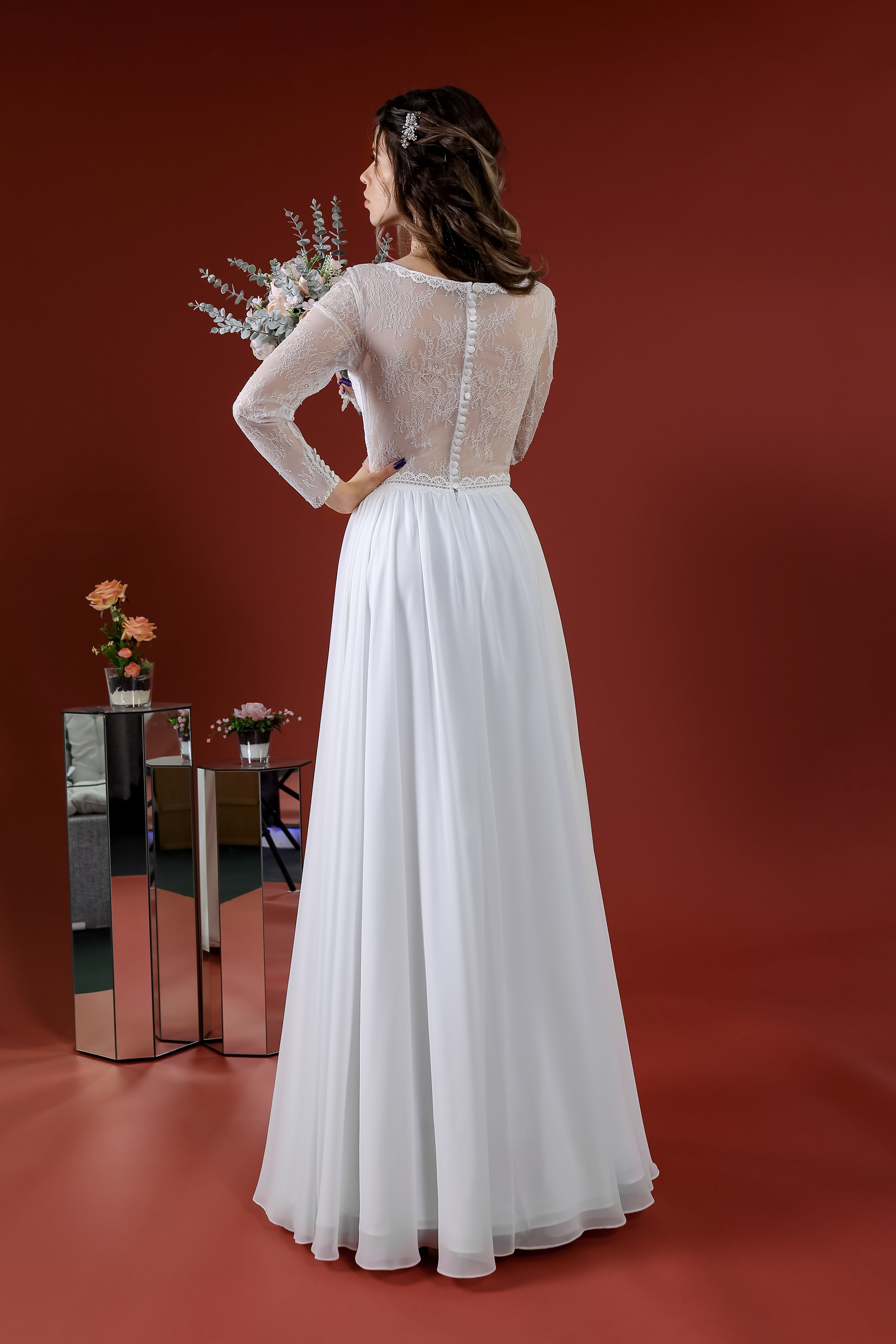 Schantal Brautkleid aus der Kollektion „Elegia“, Modell 14216. Foto 4