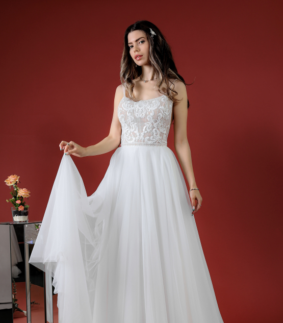 Schantal Brautkleid aus der Kollektion „Elegia“, Modell 52020.