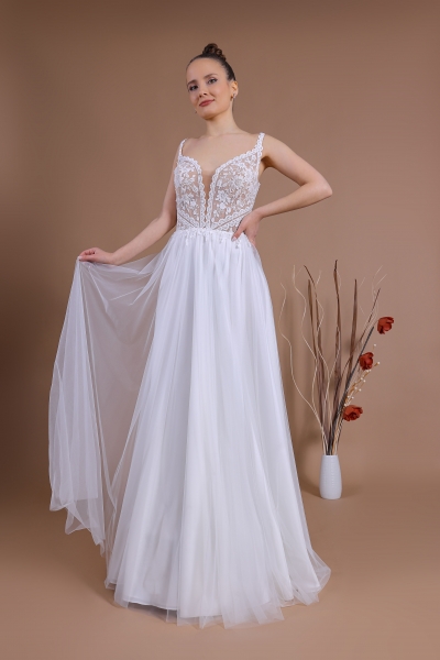 Schantal Brautkleid aus der Kollektion „Traum“, Modell 14128.