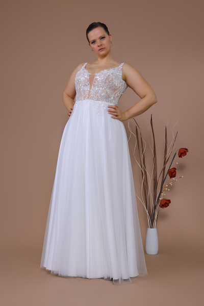 Schantal Brautkleid aus der Kollektion „Queen XXL“, Modell 14167.