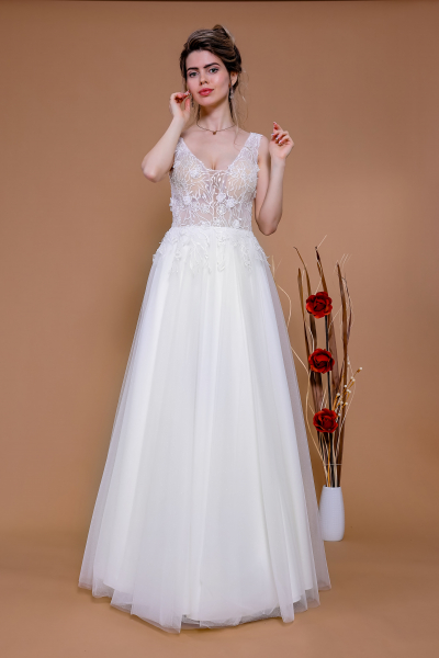 Schantal Brautkleid aus der Kollektion „Traum“, Modell 14222.