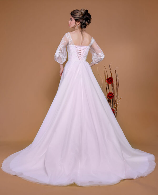 14195 Brautkleid Hochzeitskleid rose (1)