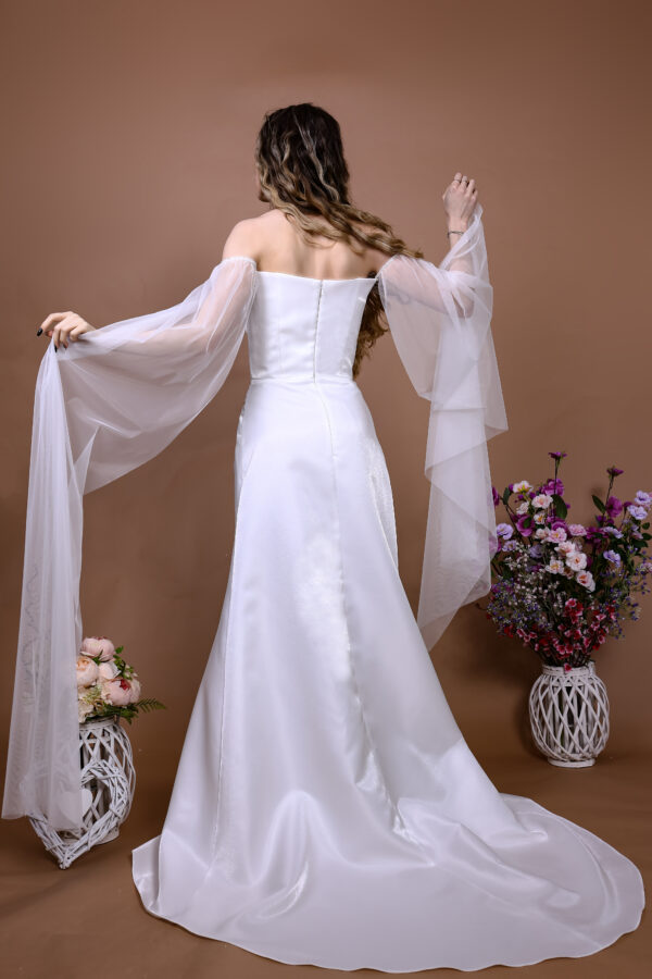 Satin A-Line Bridal Dress